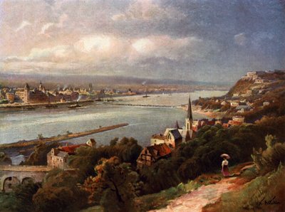 Coblenz and Ehrenbreitstein by Nicolai Astudin